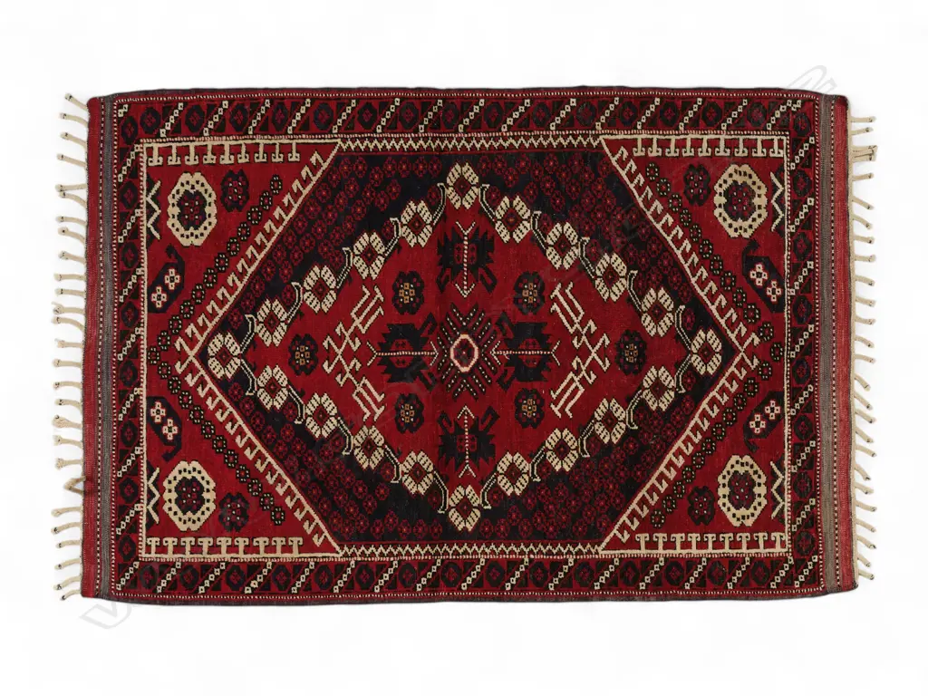 Wool and cotton flatweave rug, Image 1++